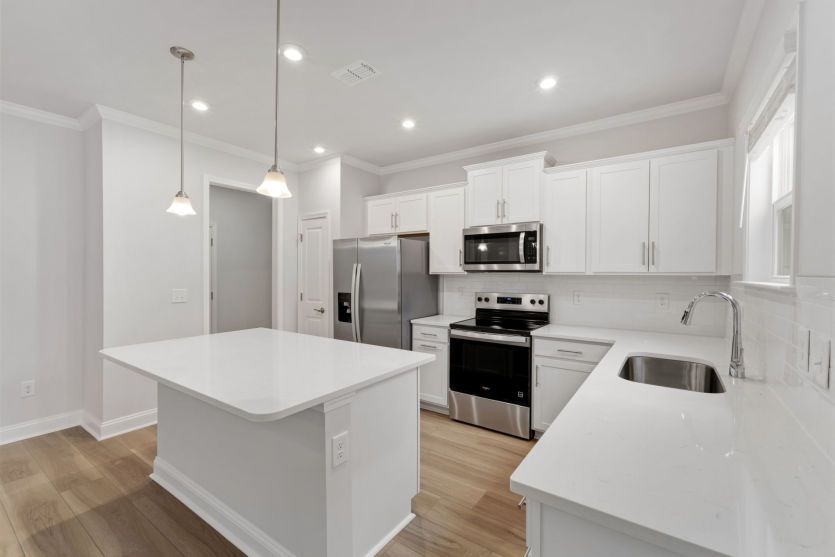 Modern kitchen design with stylish finishes.