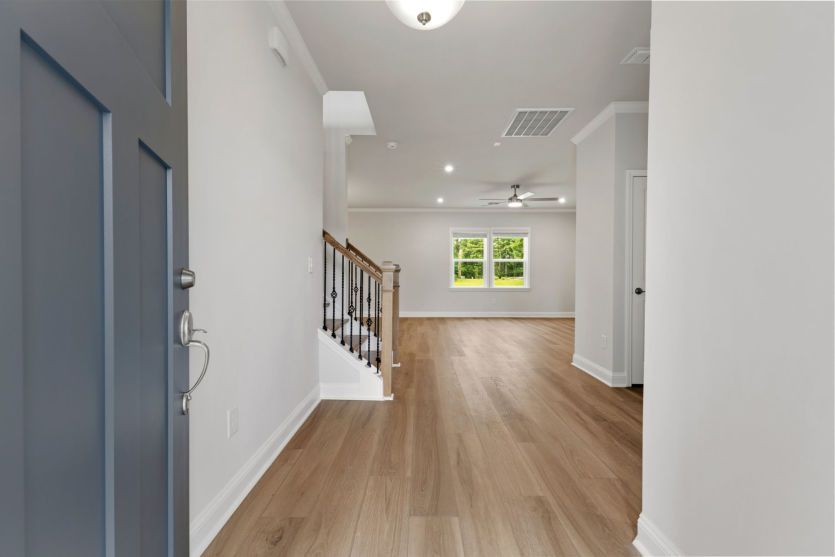 Inviting front entry with thoughtful details.