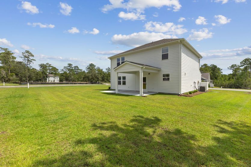 Private backyard with outdoor living potential.