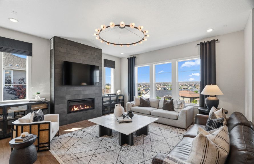 Gathering Room with Fireplace