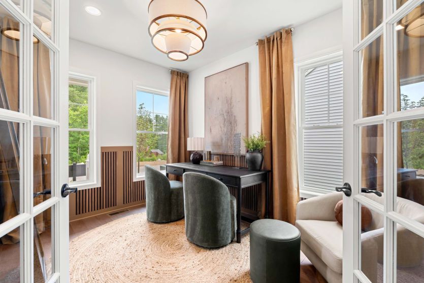 French Doors to Flex Room