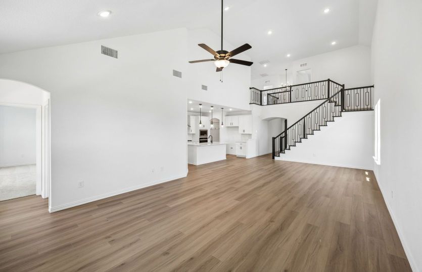 Soaring ceilings