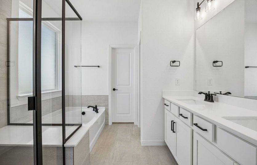 Separate tub and shower in primary bath