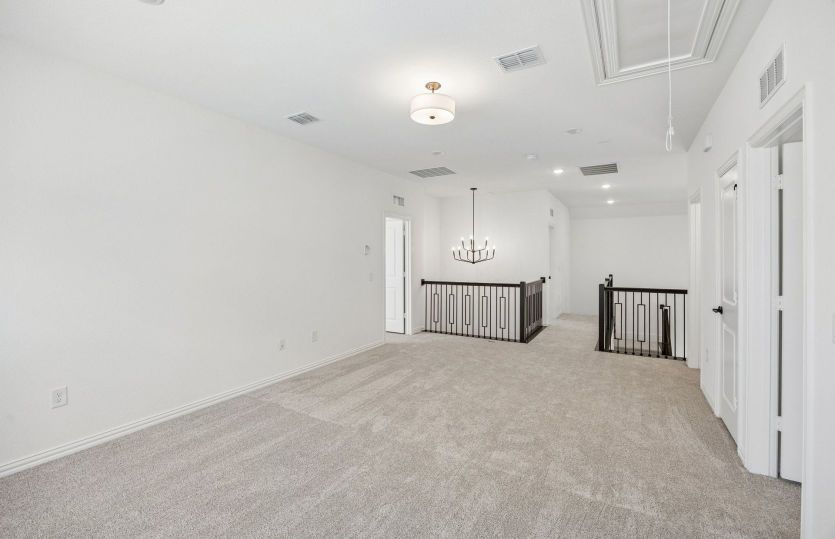 Game room on second level entry