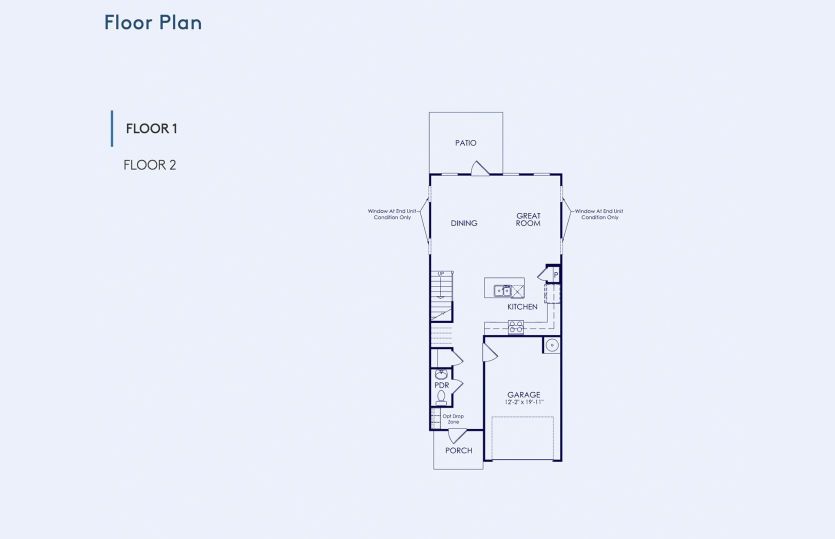 Byrnes Floor Plan, Quick Move-In Home, Floor 1