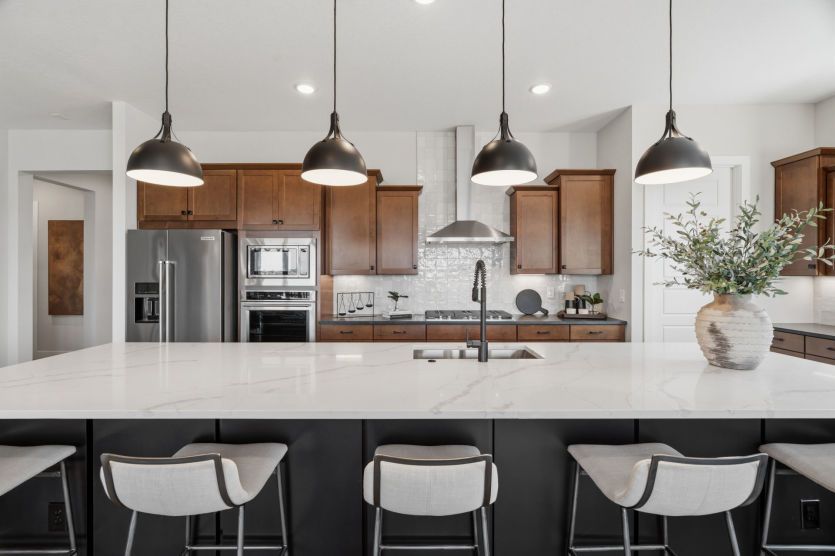 Kitchen with Large Center Island