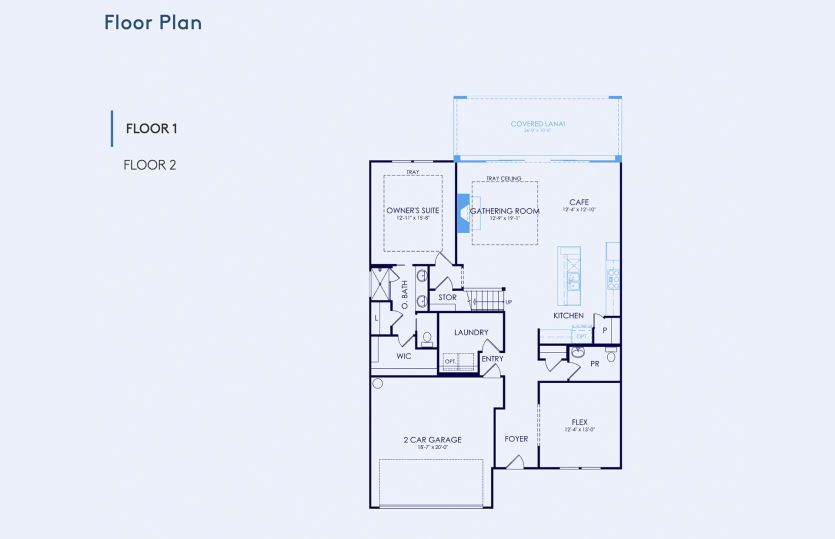 Winthrop Floor Plan, Quick Move-In Home, Floor 1