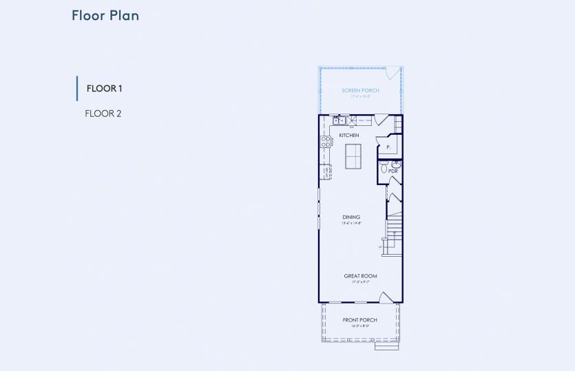 Lily Floor Plan, Quick Move-In Home, Floor 1