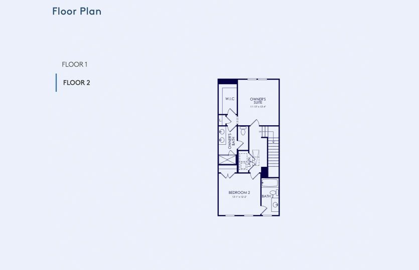 Lily Floor Plan, Quick Move-In Home, Floor 2