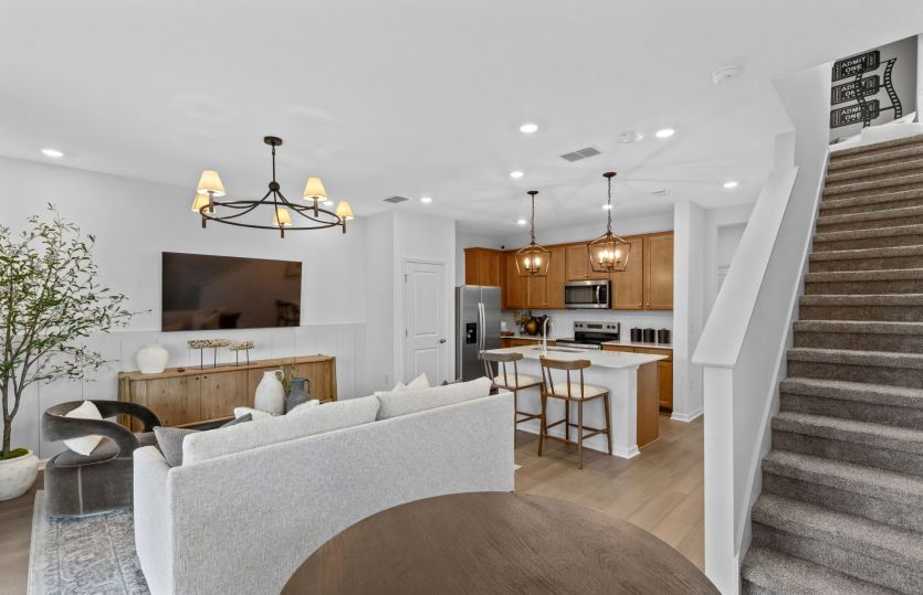 Open-Concept Townhome Design