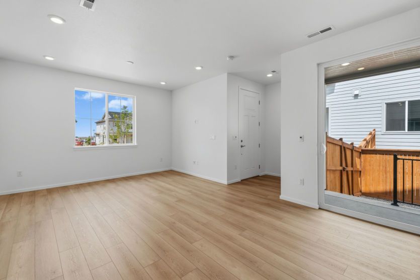 Main Level with Covered Outdoor Patio