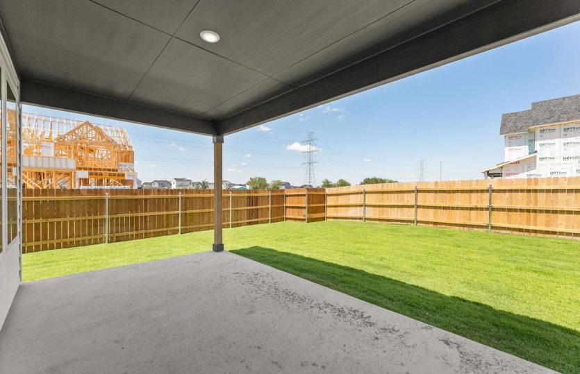 Covered Back Patio