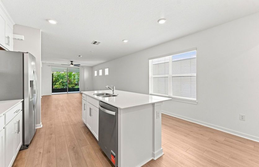 Open Kitchen to Cafe Area