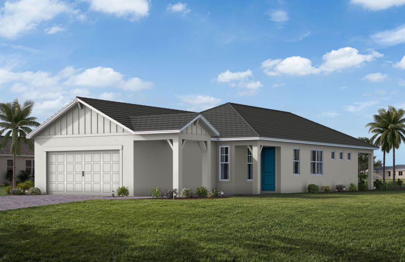 Exterior FH201 in Farmhouse Spare White Loyal Blue