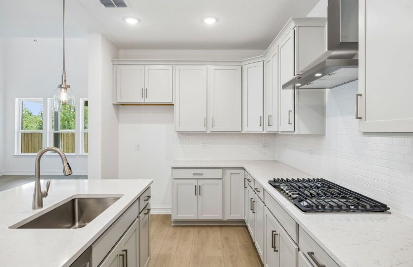 Abundant cabinet space