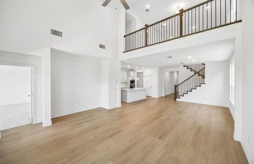 Two story ceilings