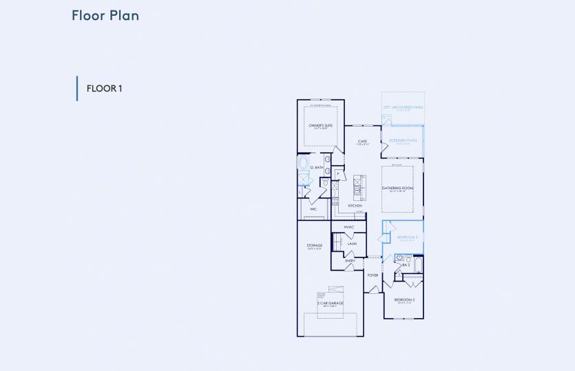 Mystique Floor Plan, Quick Move-In Home, Floor 1
