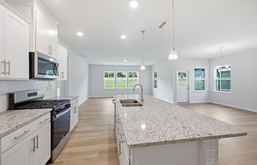 Bedrock #123 - Kitchen Overlooks Cafe & Gathering Room
