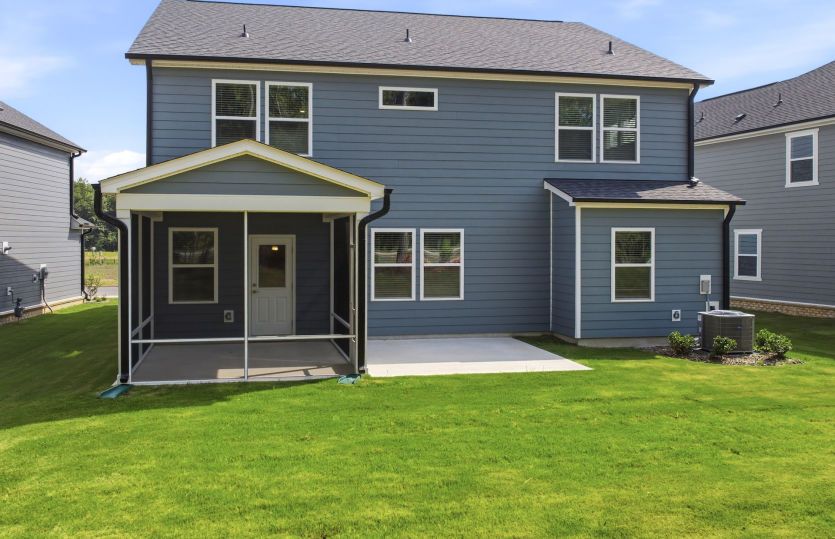 Hampton #105 - Back View Displays Outdoor Living Space to Enjoy