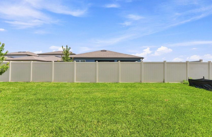 Spacious Backyard w/Rear Privacy
