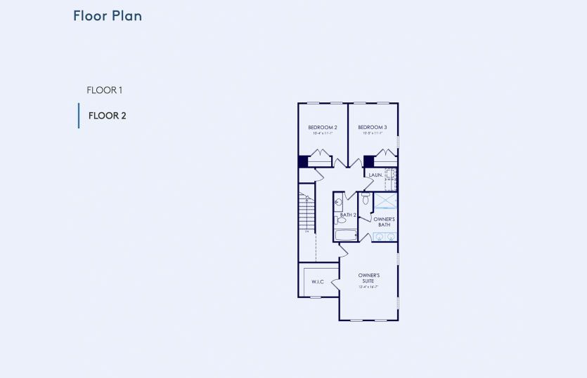Byrnes  Floor Plan, Quick Move-In Home, Floor 2