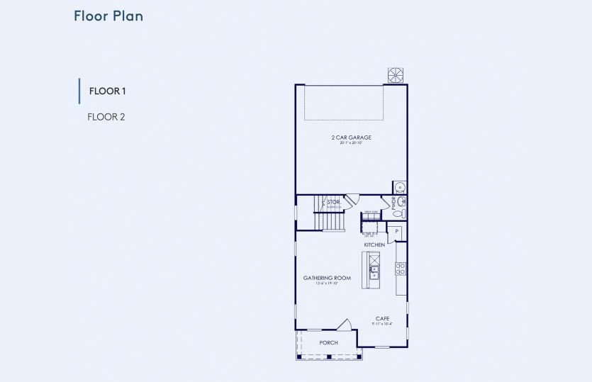 Marion Floor Plan, Quick Move-In Home, Floor 1