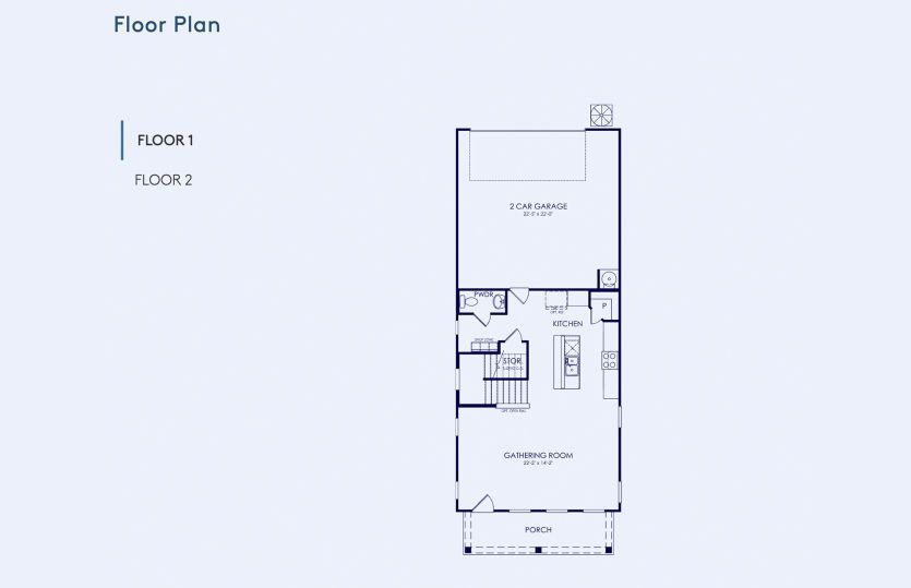 Moultrie Floor Plan, Quick Move-In Home, Floor 1