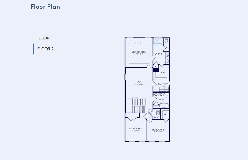 Moultrie Floor Plan, Quick Move-In Home, Floor 2
