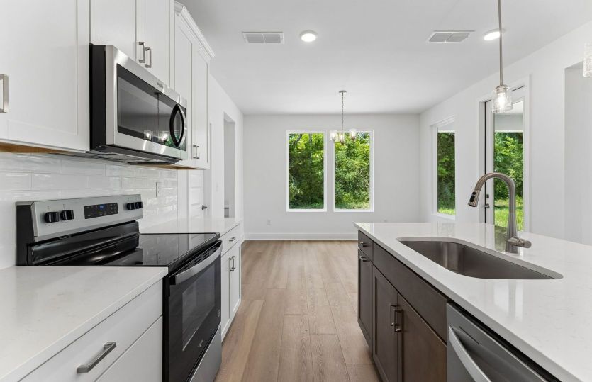 Kitchen Overlooking Cafe
