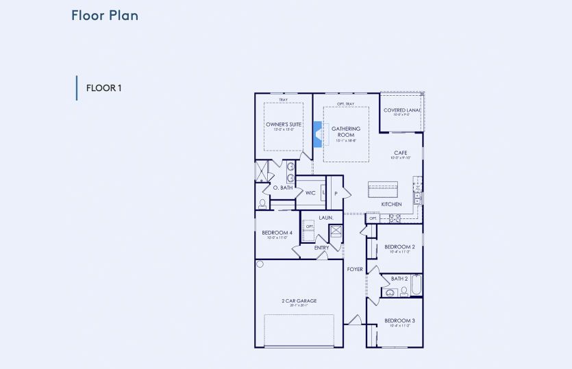 Heston Floor Plan, Quick Move-In Home, Floor 1