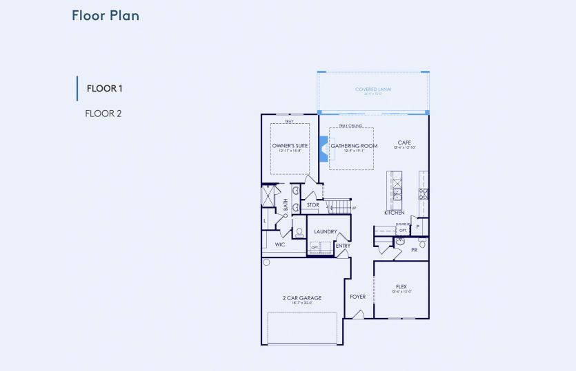 Winthrop Floor Plan, Quick Move-In Home, Floor 1
