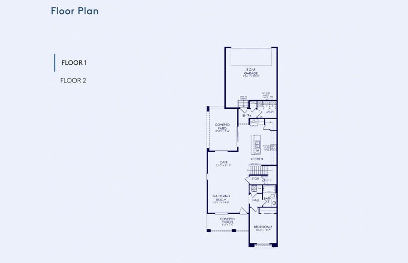 Salinas Floor Plan, Quick Move-In Home, Floor 1