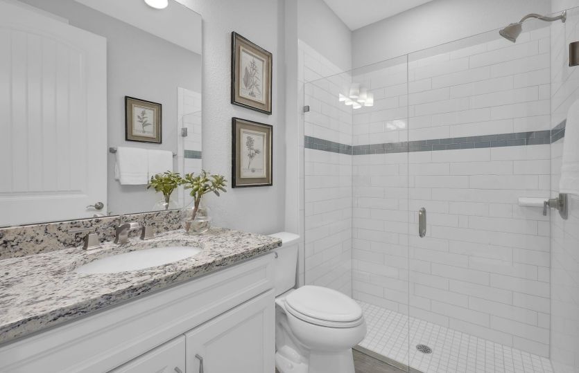Secondary bathroom