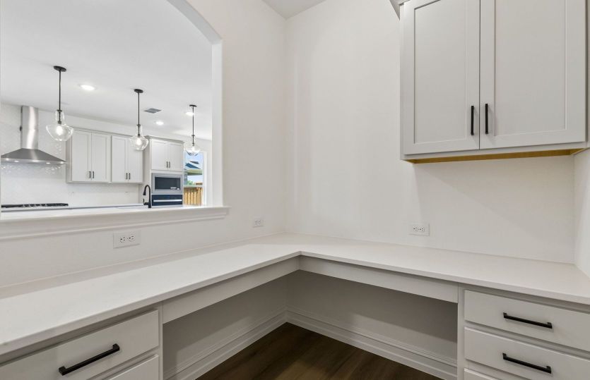 Pulte Planning Center off kitchen and dining area