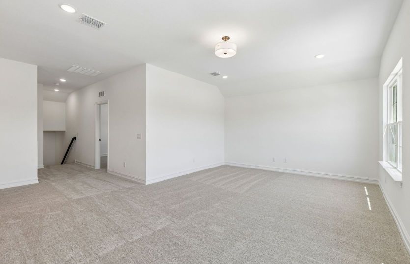 Loft on second level entry