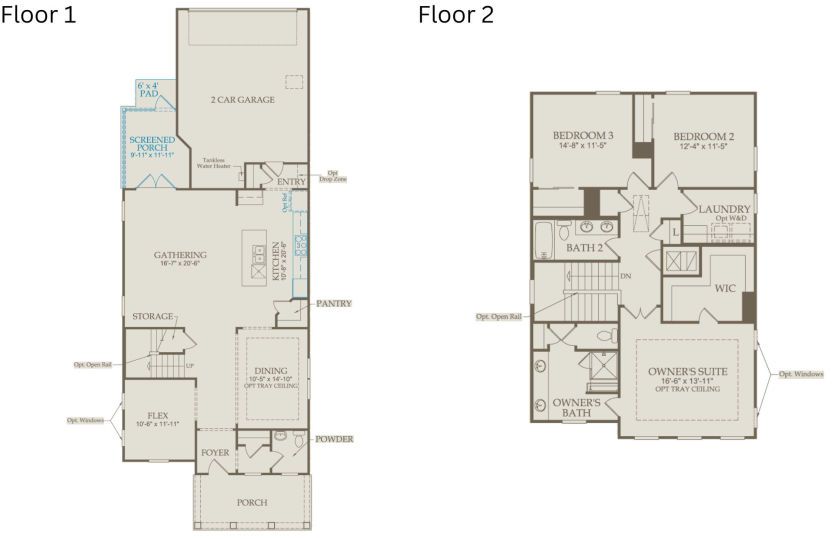 Floor Plan Level 1 & Level 2