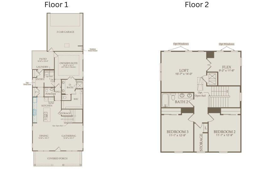 Floor Plan Level 1 & Level 2