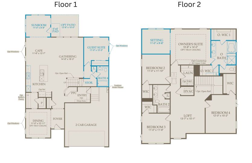 Floor Plan Level 1 & Level 2
