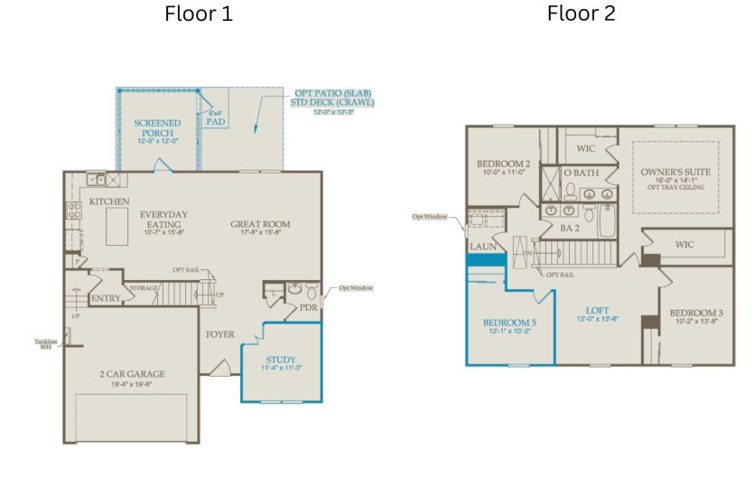 Floor Plan Level 1 & Level 2