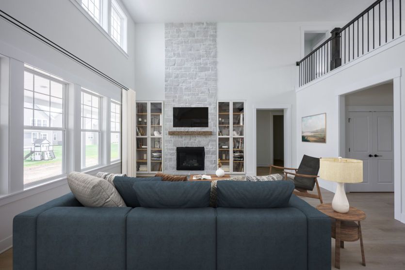 Gathering Room with Large Windows and Natural Light