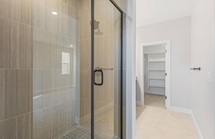 Shower with Seat at Owner's Bath