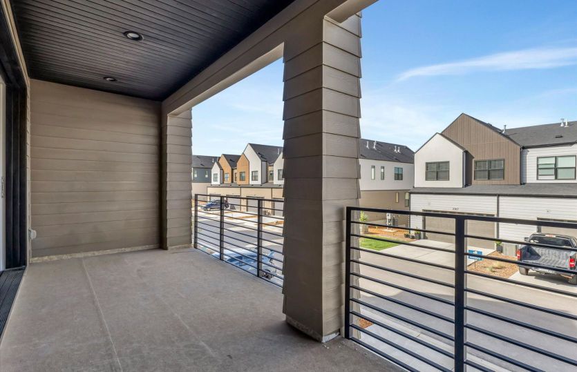 Large Covered Balcony