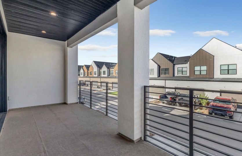 Large Covered Balcony off Gathering Room
