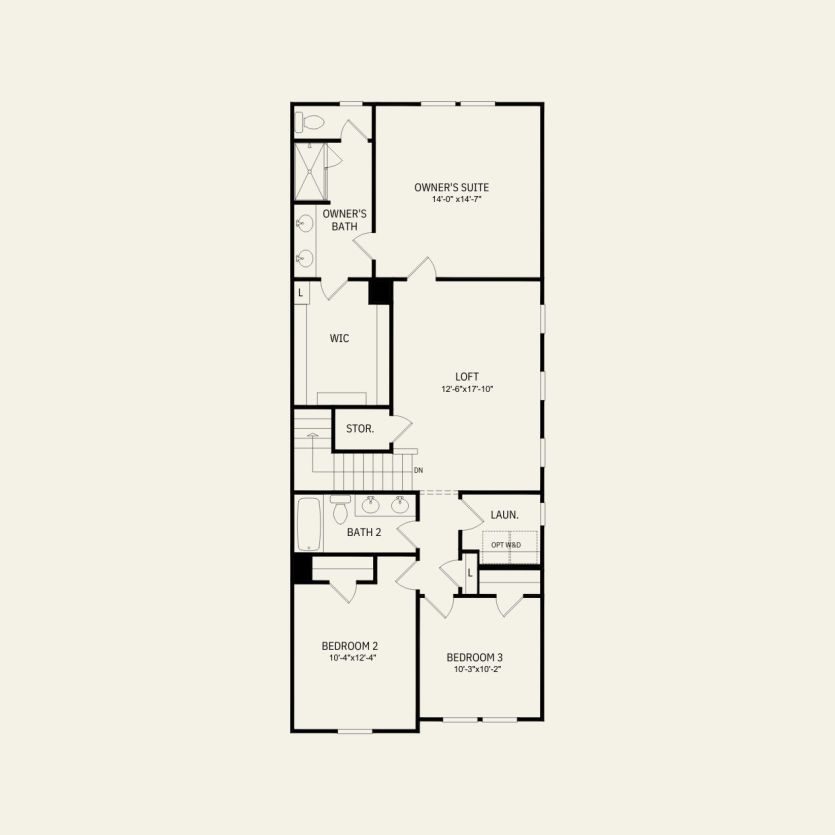 Second Floor 3 br / 2.5 ba