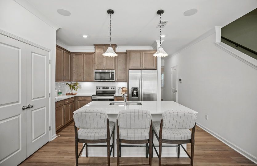 Kitchen with Island Seating