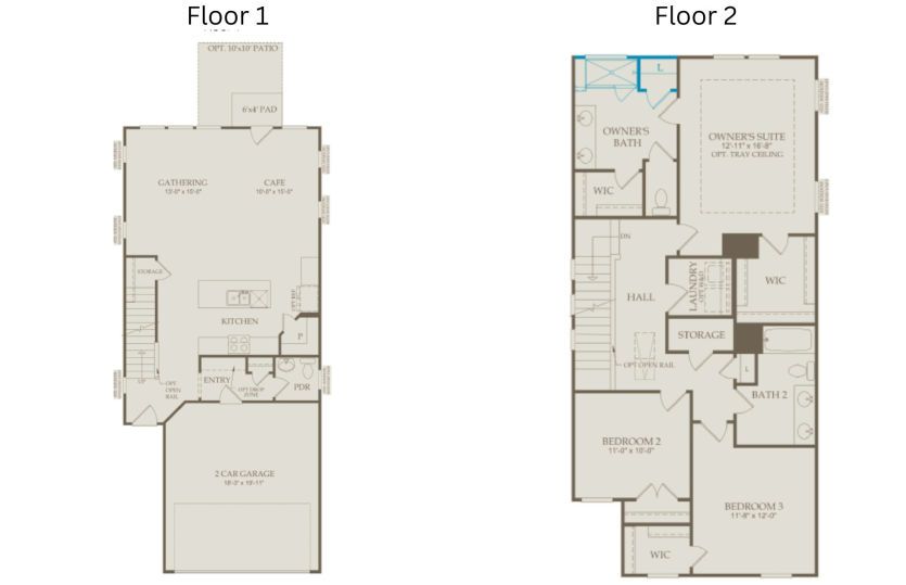 Floor Plan Level 1 & Level 2