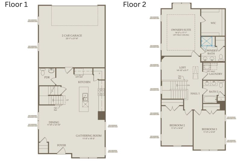 Floor Plan Level 1 & Level 2