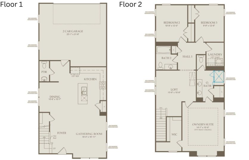 Floor Plan Level 1 & Level 2