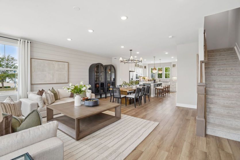 Gathering Room Open Concept Living