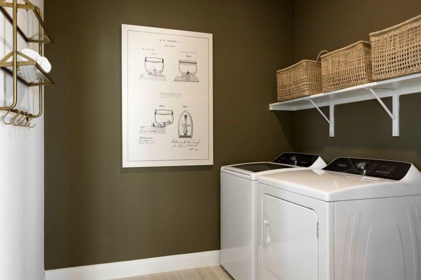 Model Home Interior- Laundry Room